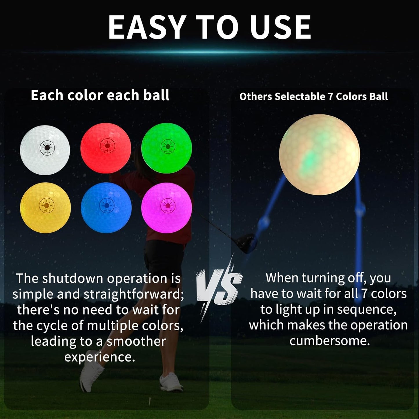 Nextra® Glow in The Dark Golf Ball