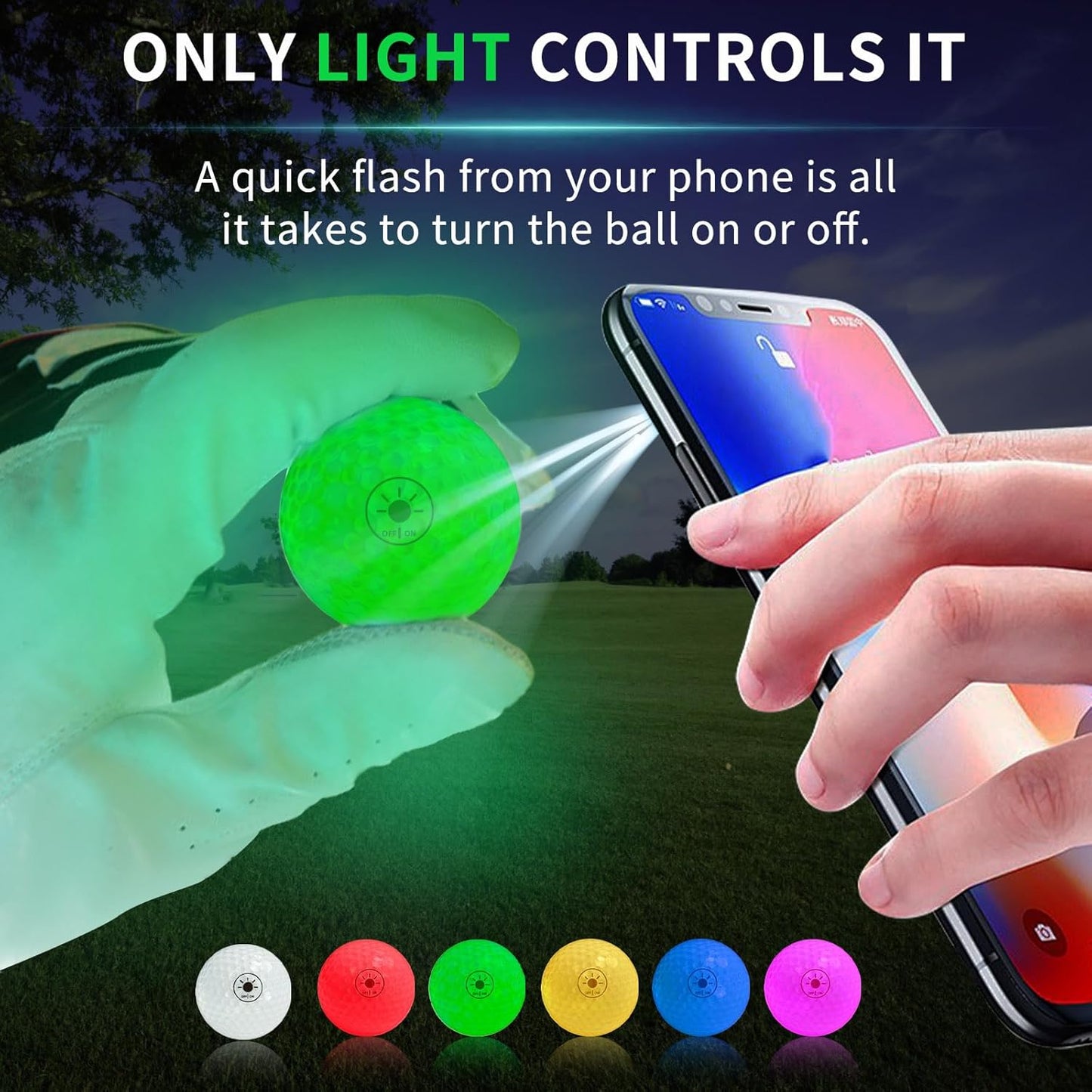 Nextra® Glow in The Dark Golf Ball