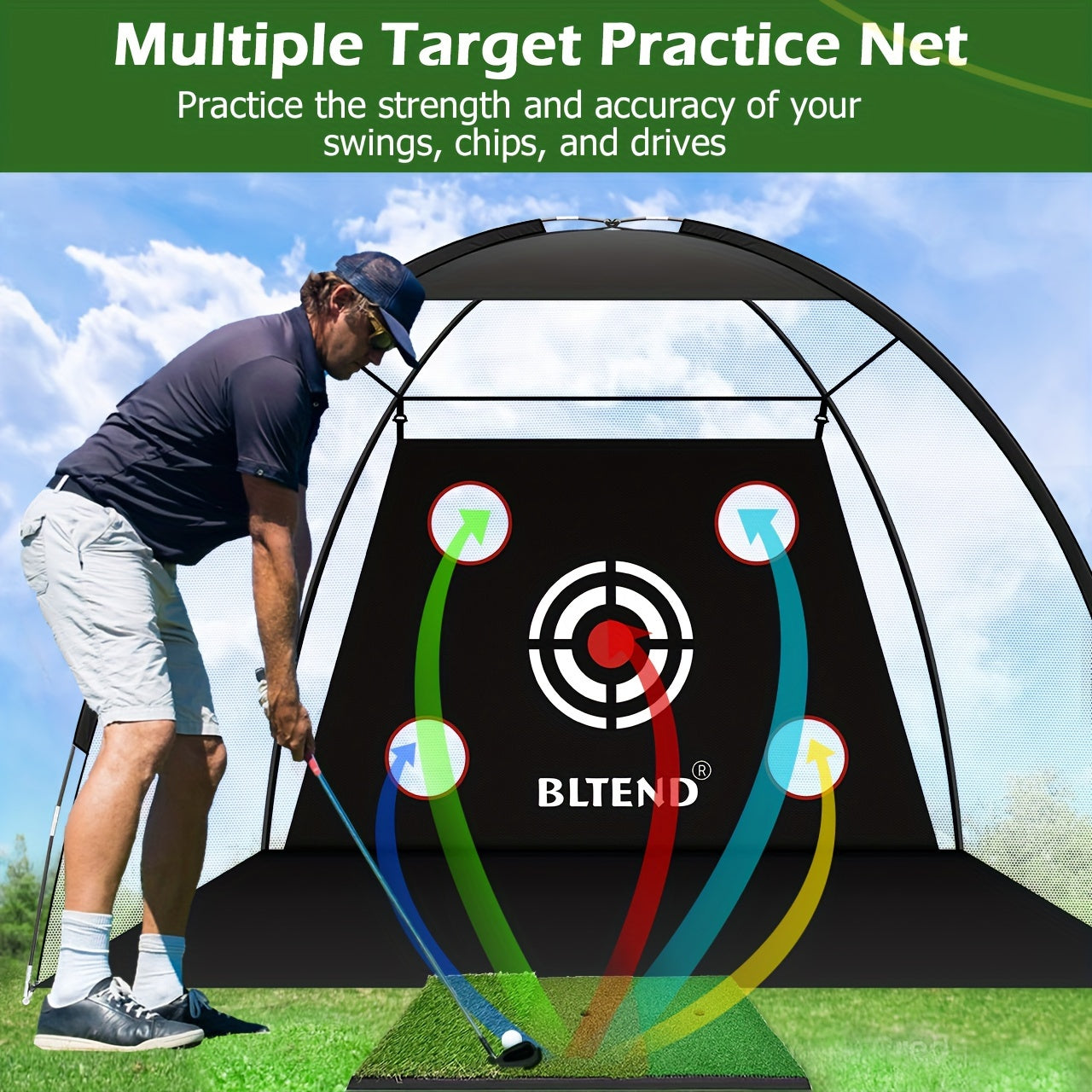 Nextra® Combo Golf Practice Net 10x7ft