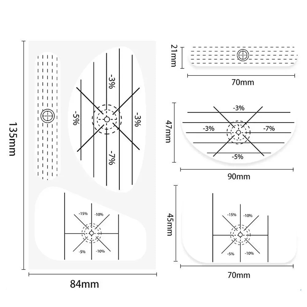 Golf Training Impact Tape