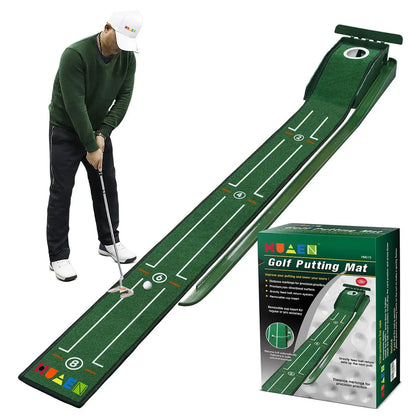 Nextra® Golf Putting Mat with Ball Return Pro