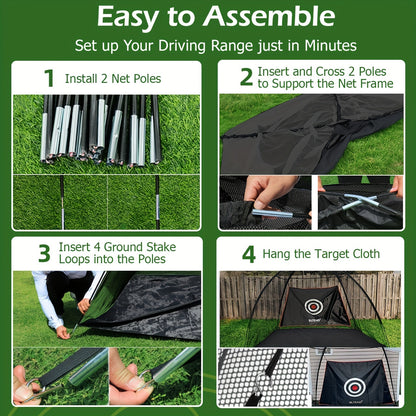 Nextra® Combo Golf Practice Net 10x7ft