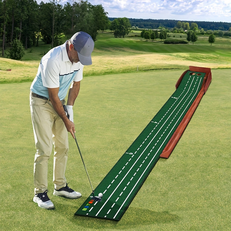 Nextra® Golf Putting Mat with Ball Return