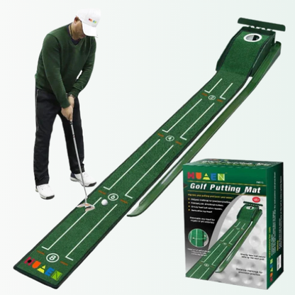 Nextra® Golf Putting Mat with Ball Return Pro