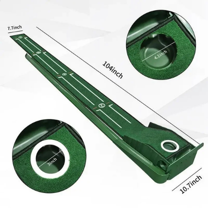 Nextra® Golf Putting Mat with Ball Return Pro