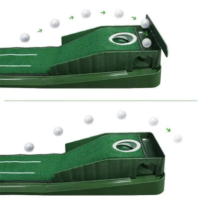 Nextra® Golf Putting Mat with Ball Return Pro